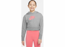 Nike Dívčí mikina Sportswear Club DC7210 092 DC7210 092 šedá L (147-158cm)