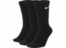 Nike Ponožky Everyday Lightweight Crew 3Pak High Socks 010: Velikost - 39 - 42 (SX7676-010)