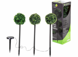 Saska Garden SADA SOLÁRNÍCH LAMP 3 KOULE ZBUXÁTU 27LED