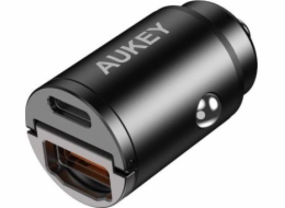 Aukey Nabíječka CC-A3 1x USB-A 1x USB-C 3A (CC-A3)