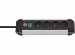 Brennenstuhl Prodlužovací kabel BRENNENSTUHL PRODLUŽOVACÍ KABEL PREMIUM-ALU-LINE 4GN, 1,8 M