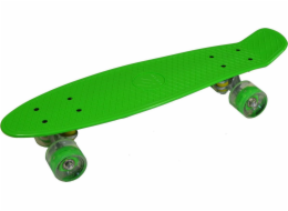 Enero skateboard plast 22 zelených LED
