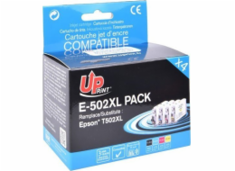 UPrint Kompatibilní inkoust/náplň s C13T02W64010, 502XL, T02W640, CMYK, 1x550 + 3x470, 1x13,2 + 3x10,2ml, E-502XL-PACK, pro Epson XP-5