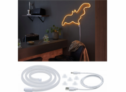Paulmann LED pásek Neon Colorflex USB oranžový 1m 4,5W 5V bílý plast