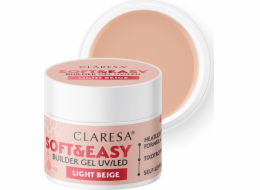 Activeshop Claresa stavební gel Soft&Easy světle béžový 90g