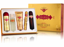 Cuba Pánská toaletní voda Royal Must Have Set pro muže EDT 100ml + EDT 35ml + deodorant 200ml + sprchový gel 200ml + voda po holení 100ml