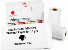 Phomemo Náhradní náplně do papíru bílé, 3 role, 53 mm, pro Phomemo T02 / M02 PRO / M02X / Q12-RM10