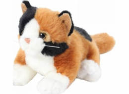 Beppe Maskot kočka ležící hnědá 30 cm
