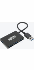 Eaton 4portový tenký přenosný USB-A hub s USB 3.2 Gen 1, hliníkové pouzdro U360-004-4A-AL