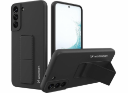 Wozinsky Silikonové pouzdro Wozinsky Kickstand Case se stojánkem pro Samsung Galaxy S22+ černé