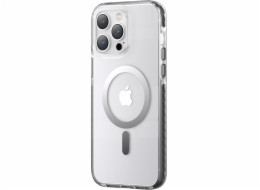 Kingxbar Magnetický kryt Kingxbar PQY Ice Crystal Series pro iPhone 14 Plus s MagSafe, šedý