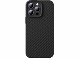 Baseus Pouzdro + sklo Baseus Syntetické vlákno MagSafe Apple iPhone 14 Pro Max černé