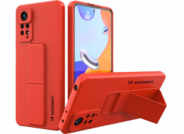 Wozinsky Silikonové pouzdro Wozinsky Kickstand Case s flexibilním stojánkem pro Xiaomi Poco X4 Pro 5G červené