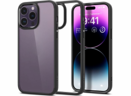 Spigen Crystal Hybrid, matně černá - iPhone 14 Pro Max