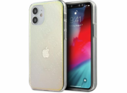 Guess Guess GUHCP12S3D4GIRBL Pevný kryt pro iPhone 12 mini 5.4 opálový/duhový 4G s 3D vzorem