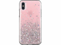 Wozinsky Wozinsky Star Glitter lesklý třpytivý kryt pro iPhone 12 Pro Max růžový
