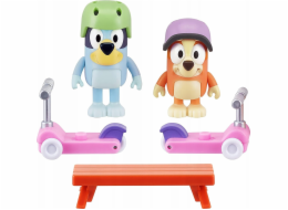 Tm Toys Sada figurek Bluey na koloběžce
