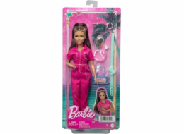 Mattel Barbie BRB Růžový overal s doplňky HPL76 WB6