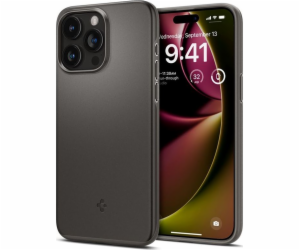 Spigen Thin Fit, stříbrno-bílý - iPhone 15 Pro
