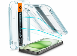 Spigen Spigen Glass tR EZ Fit 2 kusy, průhledné - iPhone 15 Plus