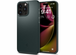 Spigen Thin Fit, hluboce zelený - iPhone 15 Pro Max