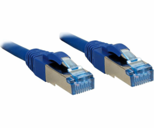 Lindy patchcord Cat6A, S/FTP, LSOH, 2m, modrý (47149)