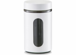 Zeller Zeller, kovová, kulatá nádoba, 900 ml, bílá