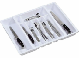 Kesper Příborová vložka do zásuvky, výsuvná, Kesper, 29 - 50 cm, šedá