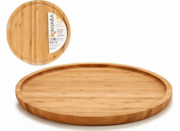 Bigbuy Home Tác na svačiny (25 x 1,5 x 25 cm) bambus