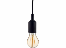 NoName Objímka na závěsnou lampu 9,7 x 12 cm E27 černá, 6dílná