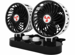 LTC PS Dvojitý ventilátor do auta LTC 2x5 24V s regulací.