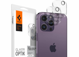 Spigen Spigen Glass tR Optik 2 ks, křišťálově čiré - iPhone 15 Pro/15 Pro Max/iPhone 14 Pro/14 Pro Max