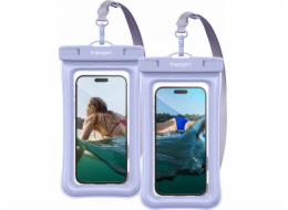 Spigen Voděodolné plovoucí pouzdro Aqua Shield A610, 2 ks, akvamarínová modrá