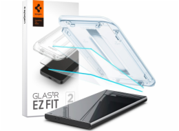 Spigen Ochranné tvrzené sklo Glass TR EZ Fit HD Transparent, 2 ks, pro Samsung Galaxy S24 Ultra