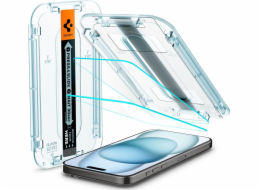 Spigen Spigen Glass tR EZ Fit 2 kusy, průhledné - iPhone 15