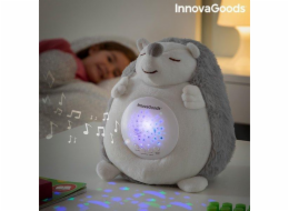 InnovaGoods Plyšový ježek vydávající bílý šum s uklidňujícím projektorem Spikey InnovaGoods