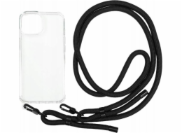 MOBILE ORIGIN Pouzdro Lanyard, průhledné - iPhone 14