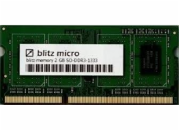 Renov8 Paměť SODIMM pro notebooky, DDR3, 2GB, 1333MHz, (R8-S313-G002-DR16)