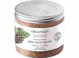 Organique Slimming Therapy Cukrový tělový peeling proti celulitidě s vůní kávy 200 ml