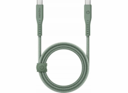 Energea USB kabel USB-C - USB-C 1,5 m zelený