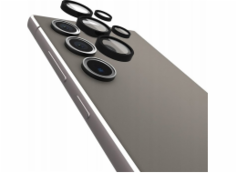 Case-Mate Ochranné sklo Aluminum Ring Lens Protector - Ochranné sklo pro objektiv fotoaparátu Samsung Galaxy S24 Ultra (Černé)