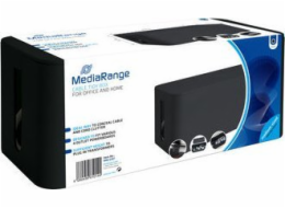 MediaRange Organizér MediaRange Kabelbox střední 318x126x135mm černý