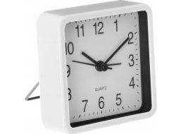 Atmosphera Tiché stolní hodiny do ložnice, budík s mechanismem QUARTZ, bílé
