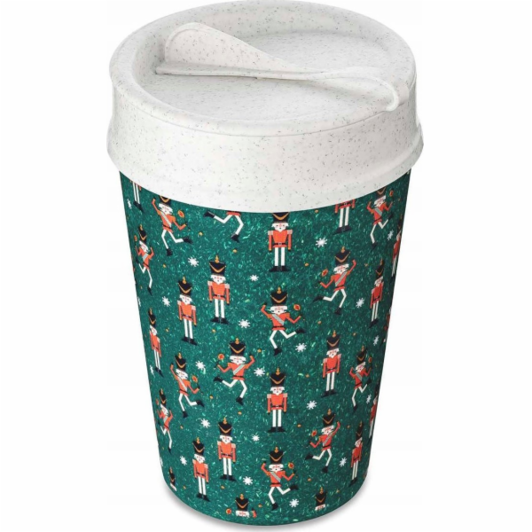 Koziol ISO TO GO kávový hrnek s sebou, 400 ml, geometrick...