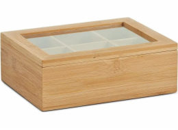 Zeller Bambusová krabička na čaj - 6 přihrádek, ZELLER