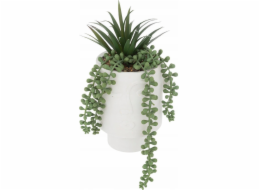 Atmosphera Umělá rostlina v květináči senecio, 25 cm