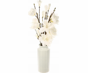 Atmosphera Umělé květiny MAGNOLIE, bílá kytice, 75 cm