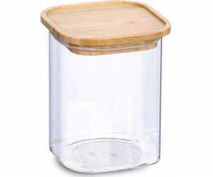 Zeller Sklenice s bambusovým víkem, 900 ml, 11 x 11 x 13,...