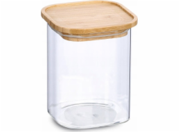 Zeller Sklenice s bambusovým víkem, 900 ml, 11 x 11 x 13,6 cm