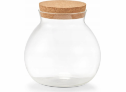 Zeller Objemná sklenice s korkem, 1050 ml